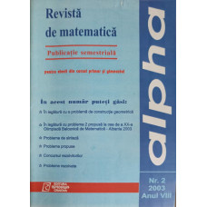 REVISTA DE MATEMATICA NR.2/2003