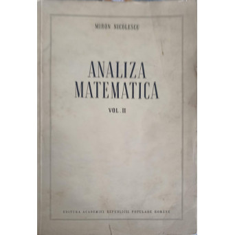 ANALIZA MATEMATICA VOL.2