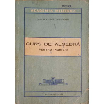 CURS DE ALGEBRA PENTRU INGINERI