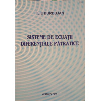SISTEME DE ECUATII DIFERENTIALE PATRATICE SISTEME DE ECUATII DIFERENTIALE PATRATICE
