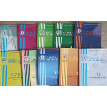 GAZETA MATEMATICA 2015, SERIA B VOL.1-12 (10 REVISTE)