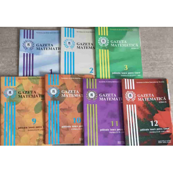 GAZETA MATEMATICA 2013, SERIA B VOL.1-3, 9-12 (7 REVISTE)