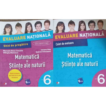 MATEMATICA SI STIINTELE NATURII, CLASA A 6-A: GHID DE PREGATIRE, CAIET DE EVALUARE