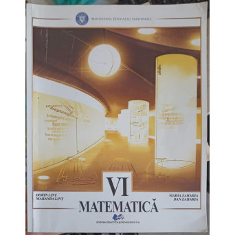 MATEMATICA, MANUAL PENTRU CLASA A VI-A