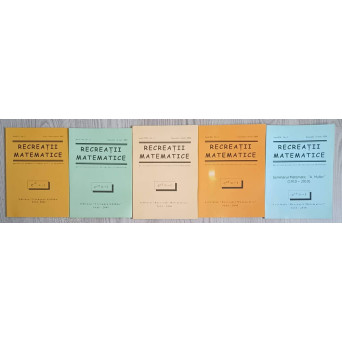 SET 5 REVISTE RECREATII MATEMATICE: 2002, 2005, 2006, 2009, 2010