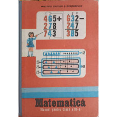 MATEMATICA, MANUAL PENTRU CLASA A III-A