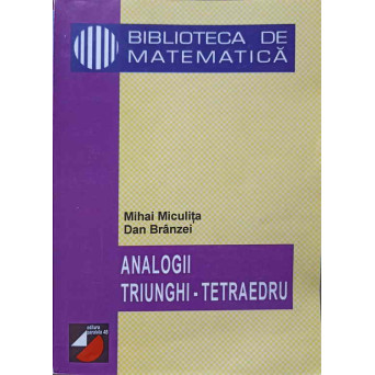 ANALOGII TRIUNGHI - TETRAEDRU