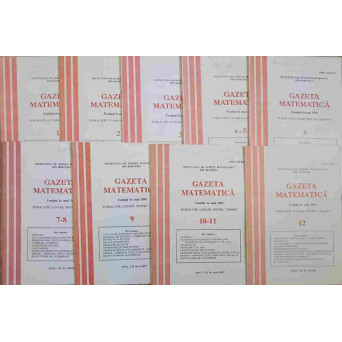 GAZETA MATEMATICA 1997 NR.1-12 (9 REVISTE)