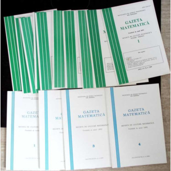 GAZETA MATEMATICA 2000 SERIA A+B NR.1-12 (14 REVISTE)