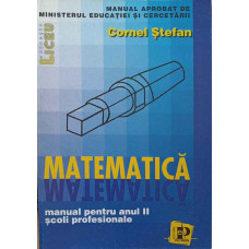 MATEMATICA. MANUAL PENTRU ANUL II SCOLI PROFESIONALE