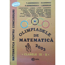 OLIMPIADELE DE MATEMATICA 2003 CLASELE IX-X