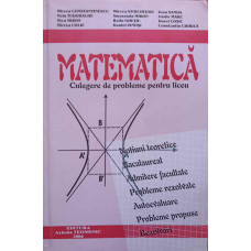 MATEMATICA. CULEGERE DE PROBLEME PENTRU LICEU