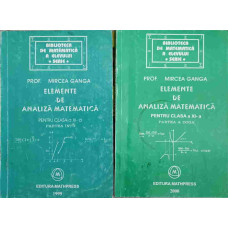 ELEMENTE DE ANALIZA MATEMATICA PENTRU CLASA A XI-A PARTEA 1-2