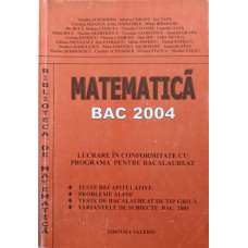 MATEMATICA BAC 2004