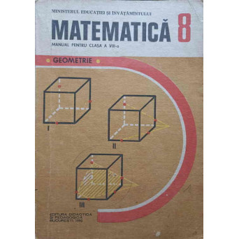 MATEMATICA. MANUAL PENTRU CLASA A VIII-A GEOMETRIE