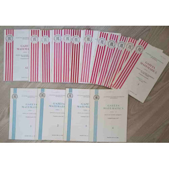 GAZETA MATEMATICA 2006, SERIA A VOL.1-4, SERIA B VOL.1-12 (16 REVISTE)