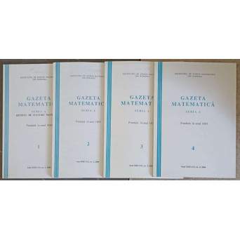 GAZETA MATEMATICA 2004, SERIA A VOL.1-4