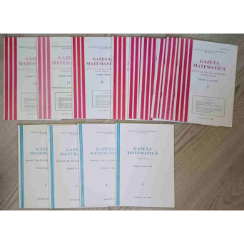 GAZETA MATEMATICA 2003, SERIA A VOL.1-4, SERIA B VOL.1-9, 11-12 (12 REVISTE)