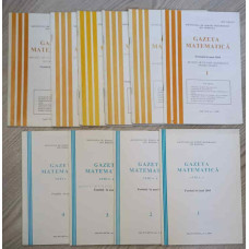 GAZETA MATEMATICA 2002, SERIA A VOL.1-4, SERIA B VOL.1,7-12 (10 REVISTE)