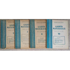 GAZETA MATEMATICA 1978 VOL.2-4, 10 (4 REVISTE)