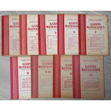 GAZETA MATEMATICA 1982 VOL.1, 4-12 (9 REVISTE)