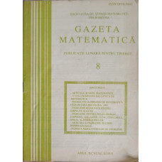 GAZETA MATEMATICA NR.8 - 1991