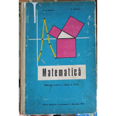 MATEMATICA, MANUAL PENTRU CLASA A VII-A