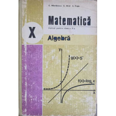 MATEMATICA ALGEBRA, MANUAL PENTRU CLASA A X-A