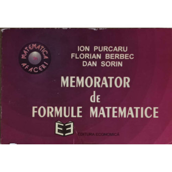 MEMORATOR DE FORMULE MATEMATICE