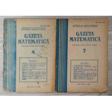 GAZETA MATEMATICA 1988 VOL.4, 7 (2 REVISTE)