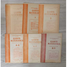 GAZETA MATEMATICA 1990 VOL.1-9 (6 REVISTE)