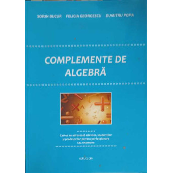 COMPLEMENTE DE ALGEBRA
