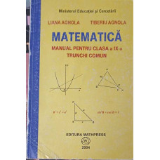 MATEMATICA MANUAL PENTRU CLASA A IX-A TRUNCHI COMUN