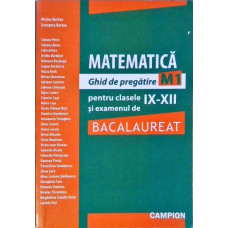 MATEMATICA. GHID DE PREGATIRE M1 PENTRU CLASELE IX-XII SI EXAMENUL DE BACALAUREAT