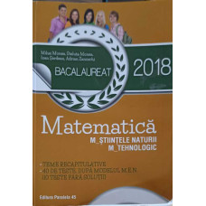 BACALAUREAT 2018. MATEMATICA