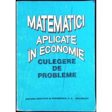 MATEMATICI APLICATE IN ECONOMIE