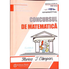 CONCURSUL DE MATEMATICA FLORICA T. CAMPAN: CLASELE I-IV