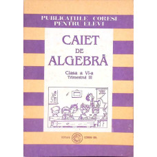 CAIET DE ALGEBRA. CLASA A VI-A, TRIMESTRUL III