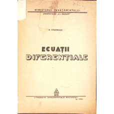 ECUATII DIFERENTIALE
