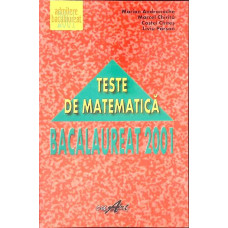 TESTE DE MATEMATICA, BACALAUREAT 2001