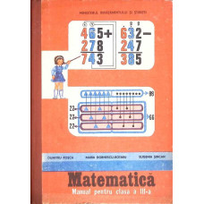 MATEMATICA, MANUAL PENTRU CLASA A III-A
