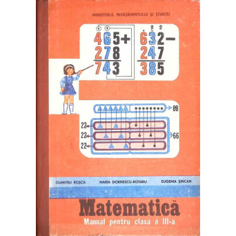MATEMATICA, MANUAL PENTRU CLASA A III-A