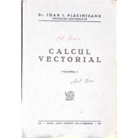 CALCUL VECTORIAL VOL.1 CALCUL VECTORIAL VOL.1