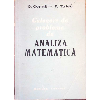 CULEGERE DE PROBLEME DE ANALIZA MATEMATICA
