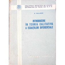 INTRODUCERE IN TEORIA CALITATIVA A ECUATIILOR DIFERENTIALE