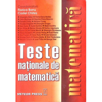 TESTE NATIONALE DE MATEMATICA
