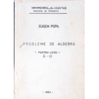 PROBLEME DE ALGEBRA PENTRU LICEU PROBLEME DE ALGEBRA PENTRU LICEU