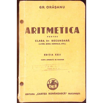 ARITMETICA PENTRU CLASA 3-A SECUNDARA
