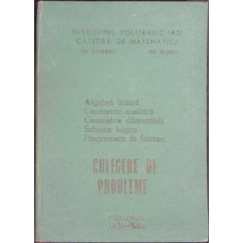 CULEGERE DE PROBLEME VOL.1