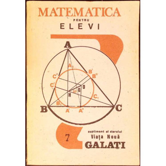 MATEMATICA PENTRU ELEVI NR.7/1989